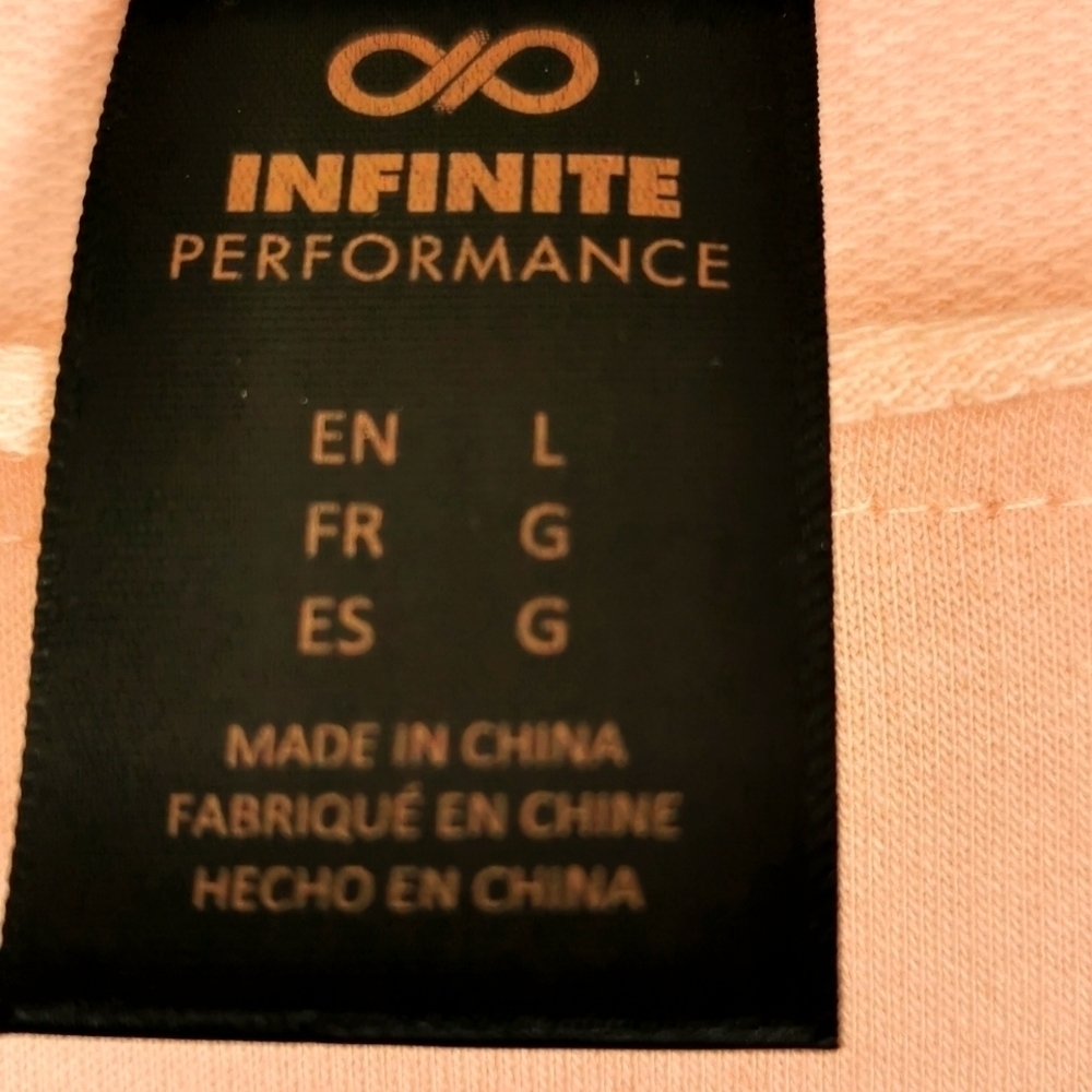 Infinite performance women's loose fit top. Good vibes, super cute size large. - Picture 2 of 5